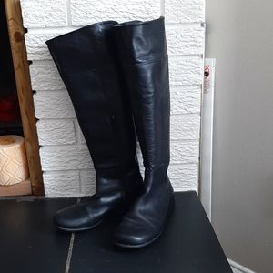 Womens Aldo Faux Leather Long Boots Size EU 36 US 6
